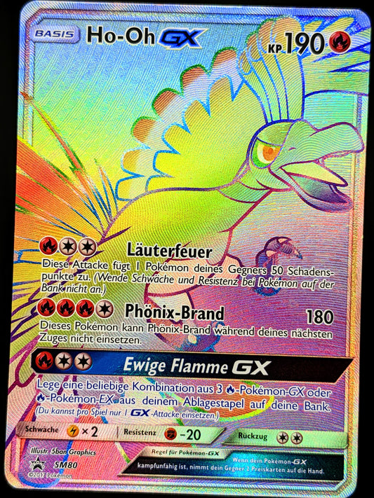 Ho-Oh GX Rainbow SM80 DE