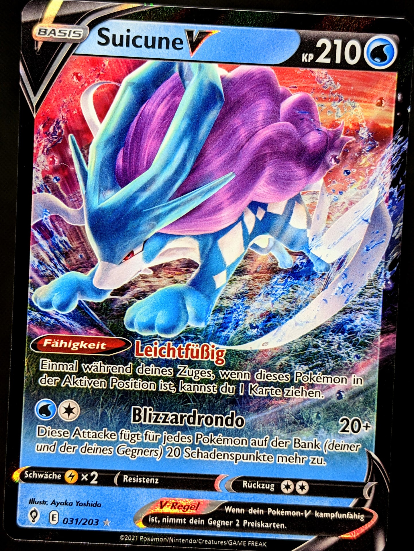 Suicune V 031/203 DE