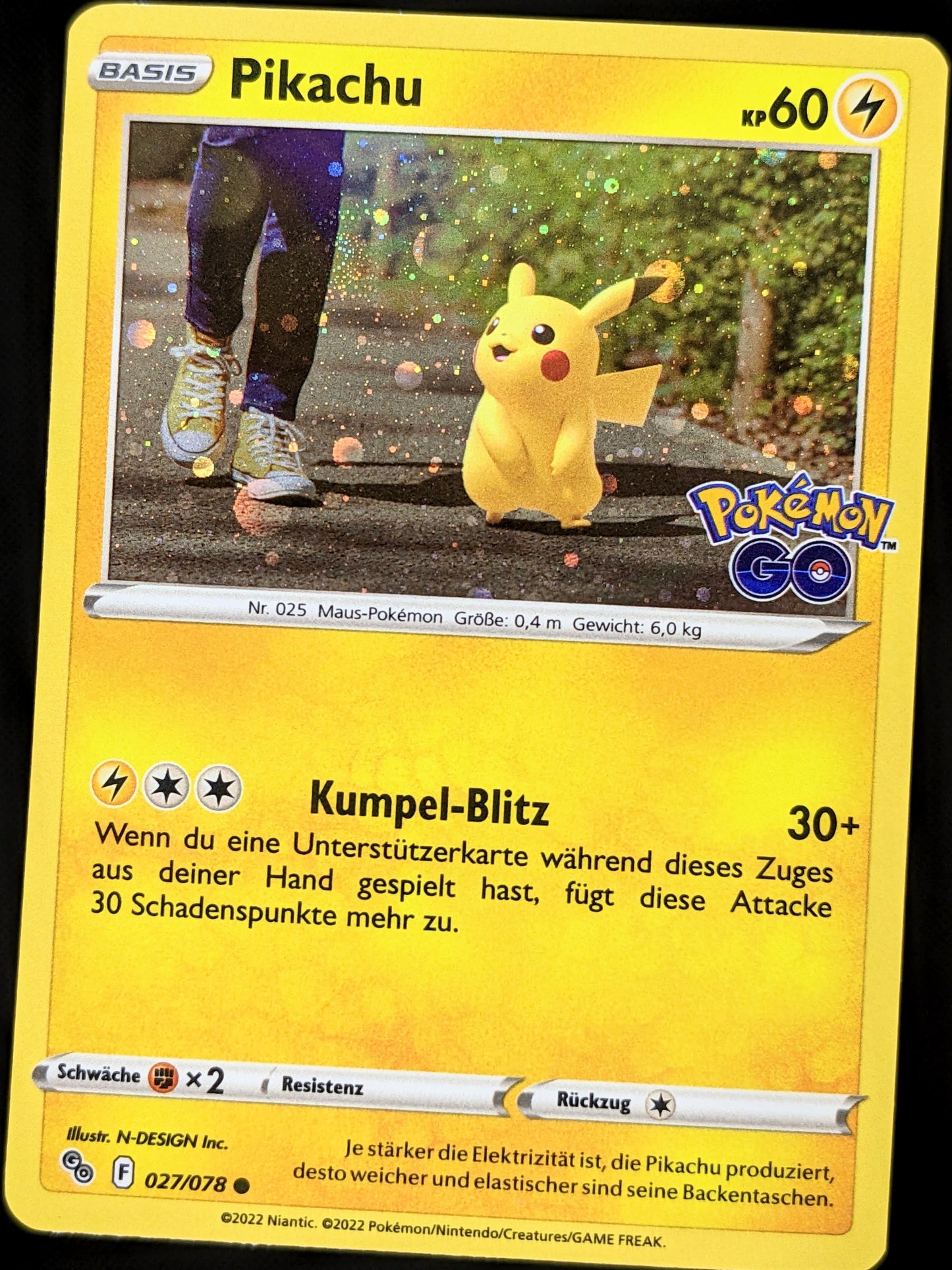 Pikachu Holo 027/078 DE