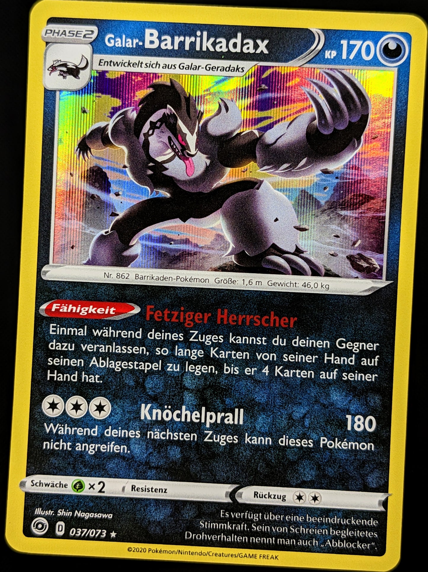 Galar-Barrikadax Holo 037/073 DE