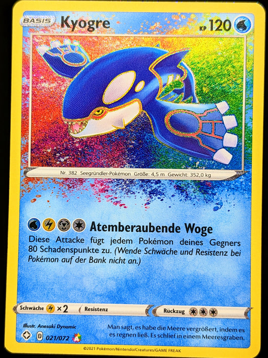 Kyogre Amazing Rare 021/072 DE