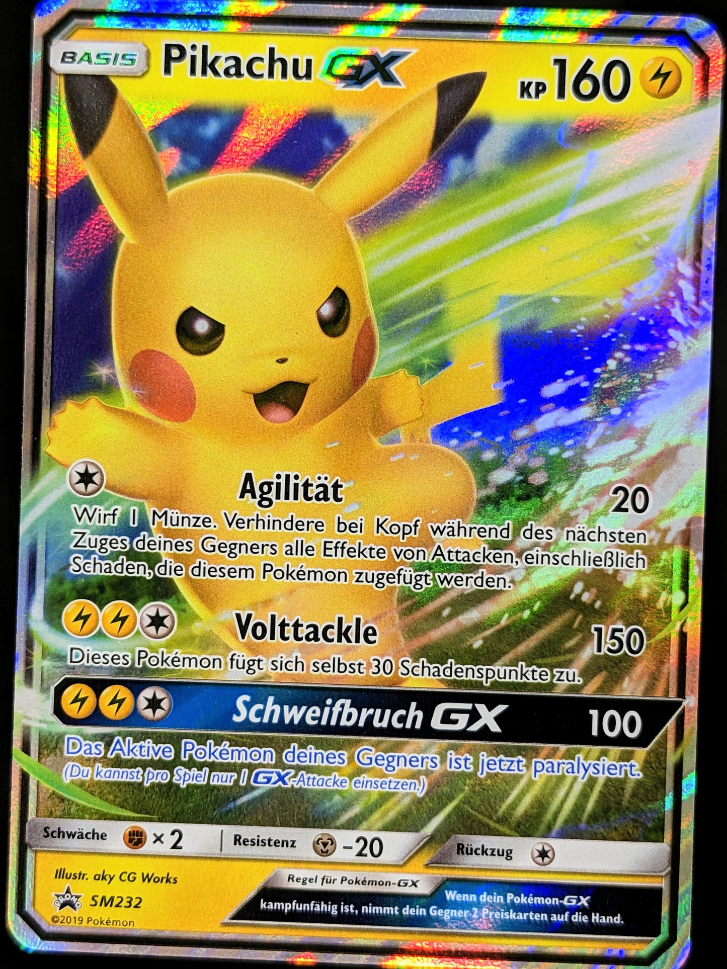 Pikachu GX Promo SM232 DE