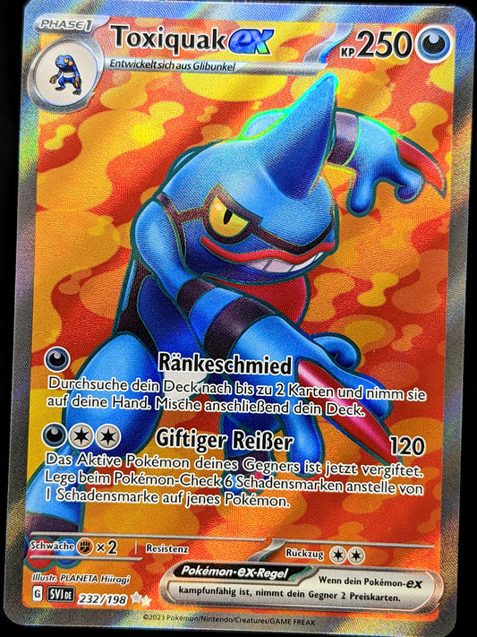 Toxiquak Ex Full Art 232/198 DE