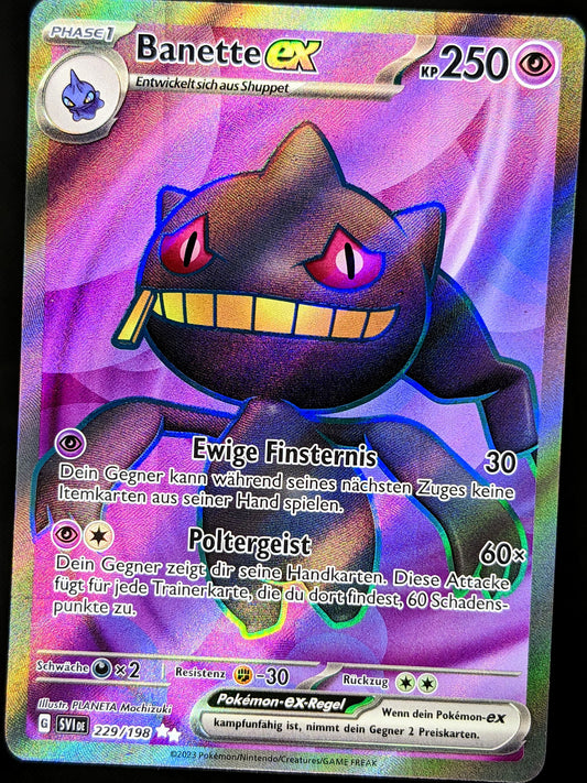 Banette Ex Full Art 229/198 DE